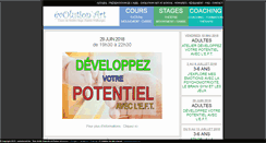 Desktop Screenshot of evolutionart.be